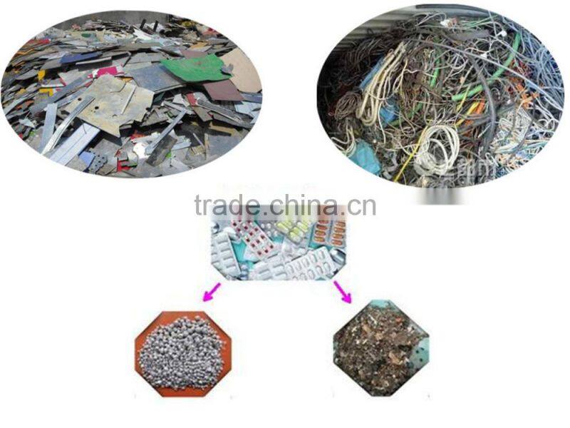 Aluminum plastic plate separator and reclamation machine