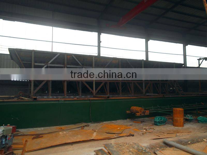 100t Small Self-unloading River Sand Barge Boat