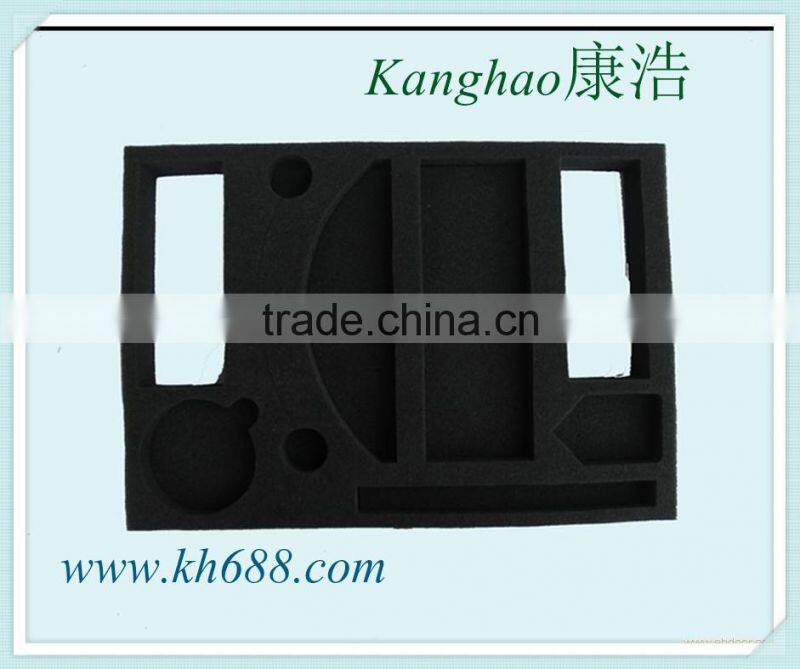 flocking box, flocking jewellery box, EVA foam with flocking, flocked EVA foam packing