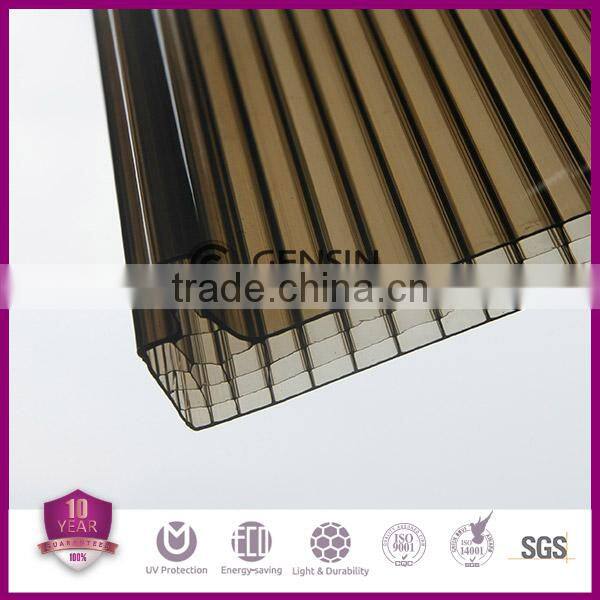 10mm U lock polycarbonate sheet/4-wall