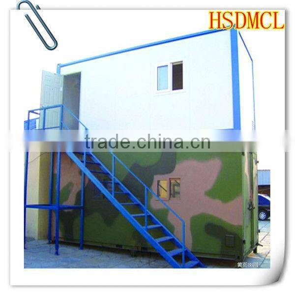 Steel structure prefabricated shipping container house made in China for sale