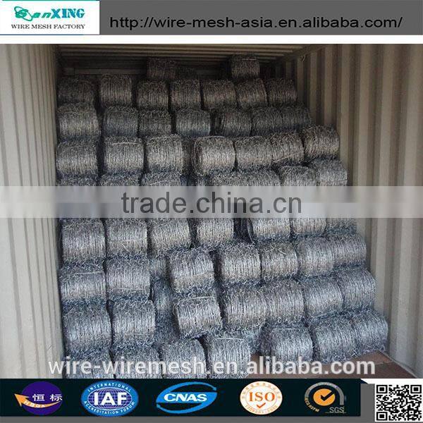 anping export 2 strand barbed wire hot dipped galvanized barb wire