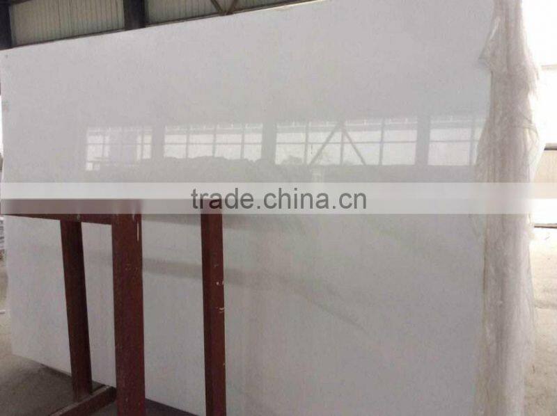 Natural crystal pure white marble tiles on promotion