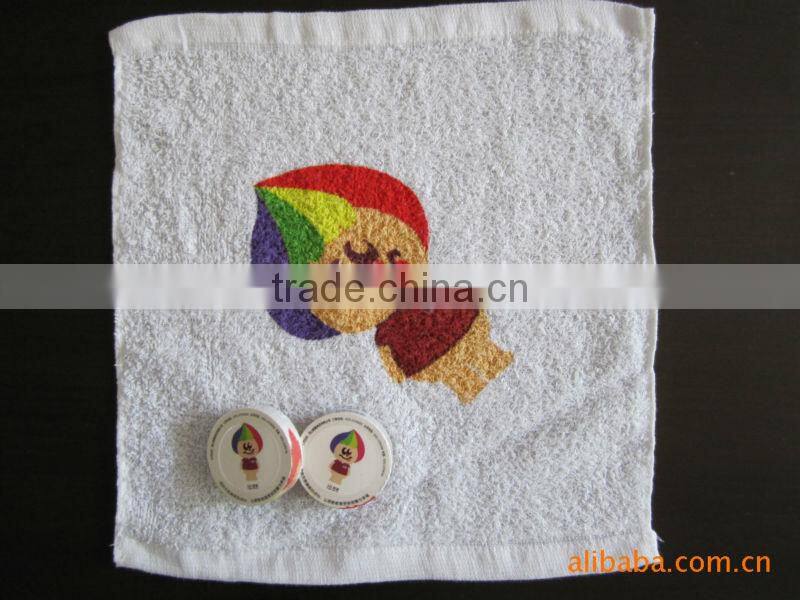 Giveaway mini compressed towel