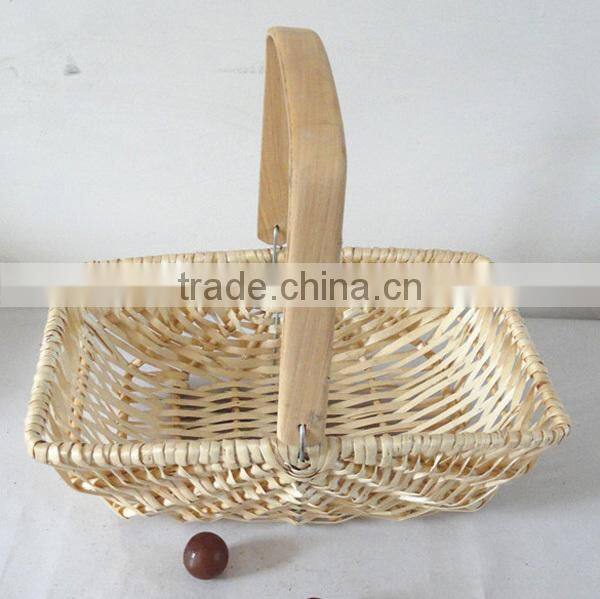 Natural fruit basket decoration tiered fruit basket wicker fruit basket