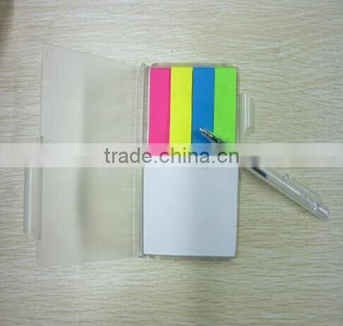 15052110 Custom plastic memo pad with flashlight for advertising