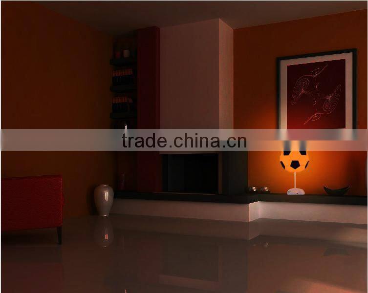 Creative DIY Handmade Football Decorative Table Lamp, Personality World Cup Football Lamp Colorful Atmosphere Night Light Lamp