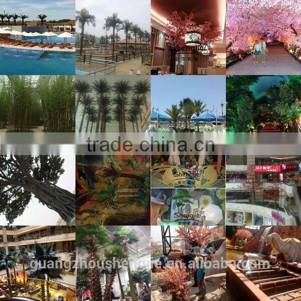 SJWS2015032404 Guangzhou manufacturer whole sell customized garden decoration artifcial fake bamboo tree