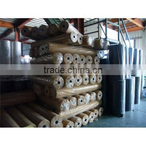 burlap table runne of wedding with sewed edge