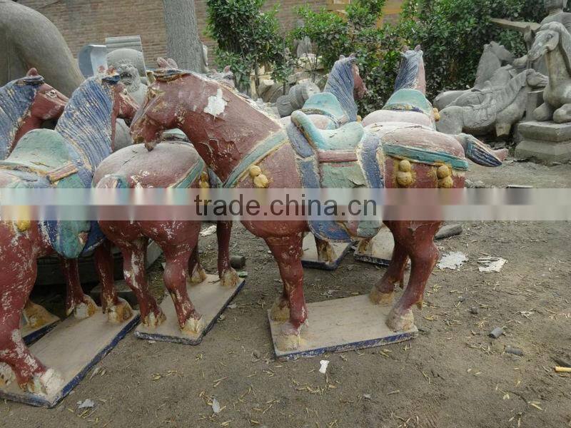 Antique wooden Buddha Head Carving statue