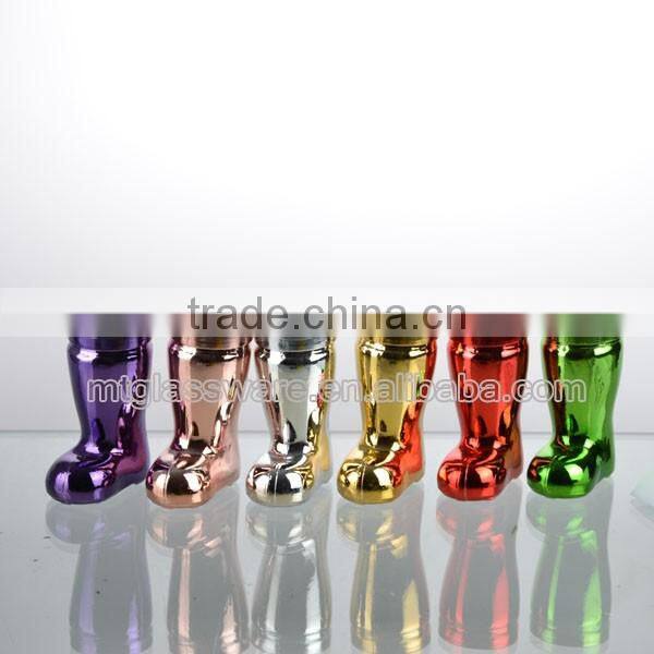 newset 6 color electroplate wholesale 2oz vodka mini shot glass drinking glass