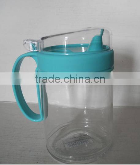 glass oil vinegar soy sauces oil dispenser with handle spout