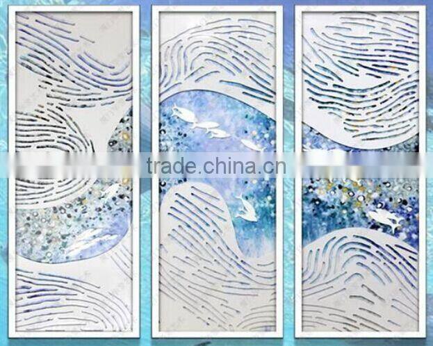 Group Installation Art Fish and River Set of 3