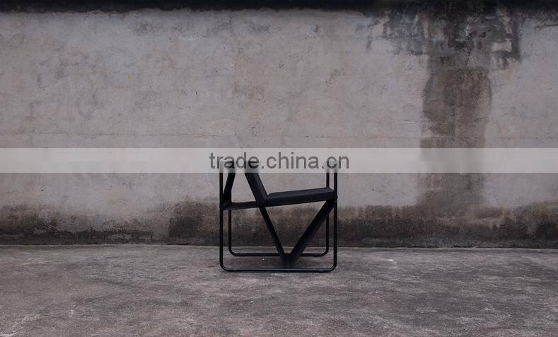 2015 new modern tubular furniture metal frame leisure chair