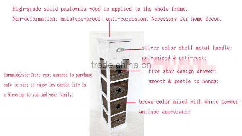 bathroom cabinet chest of drawer paulownia cabinet