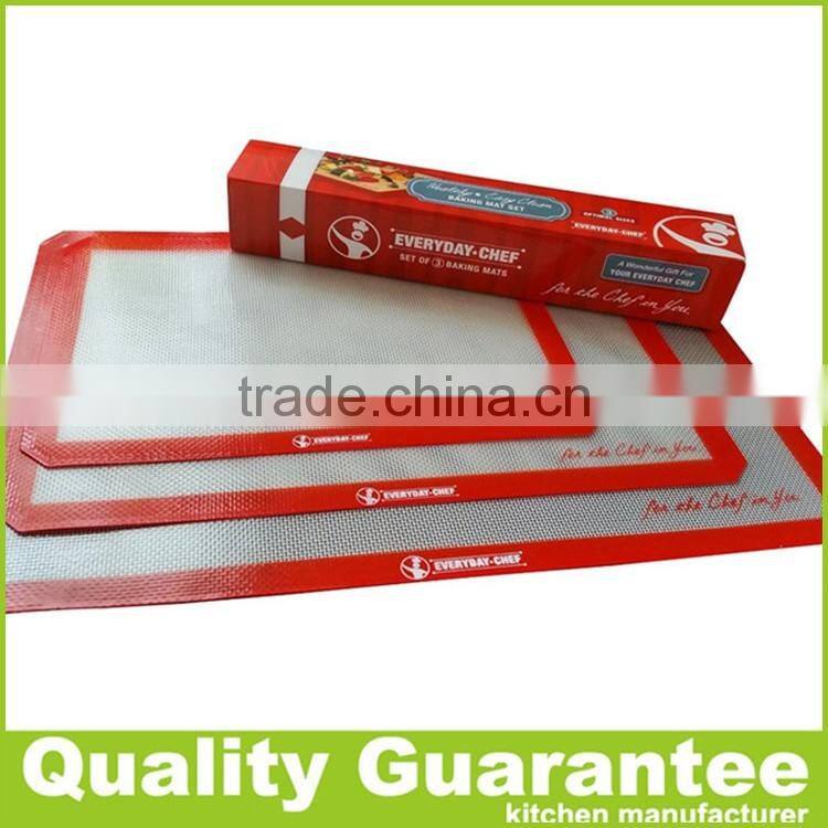 Wholesale non-stick baking mat silicon baking sheet custom fiberglass mat Silicone Baking Mat