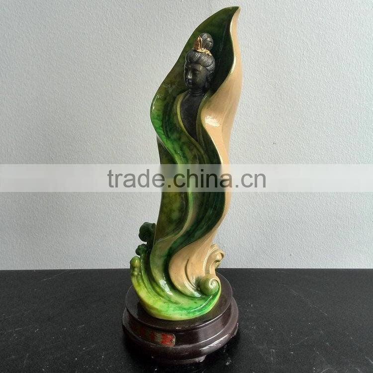 Resin leaf decoration
