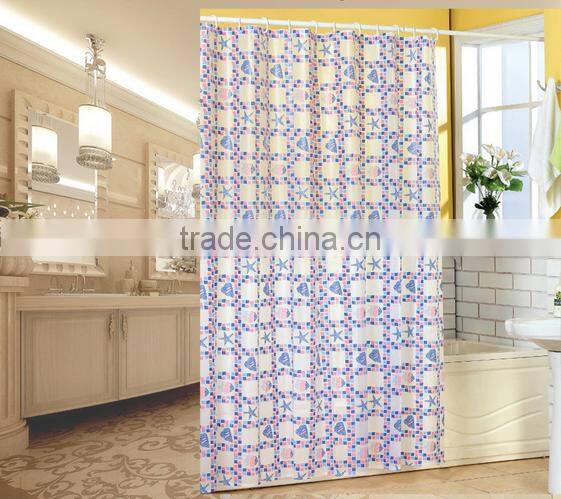 waterproof PEVA curtain shower curtain