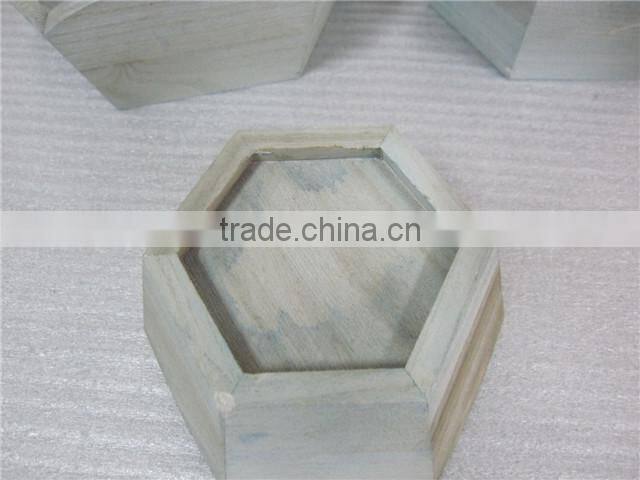 gift wood wooden corner flower pots