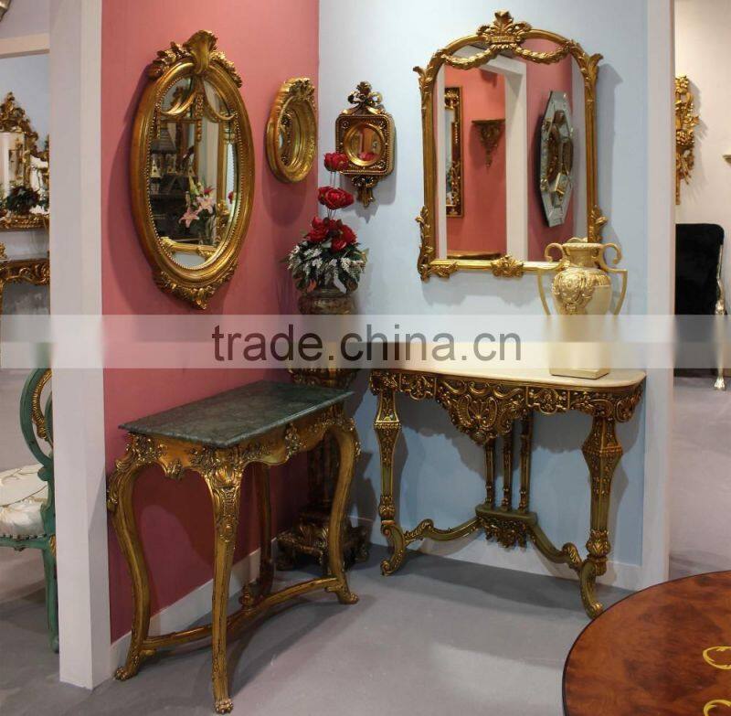 Living Room Furniture Hanging Console Table With Wall Mirrors