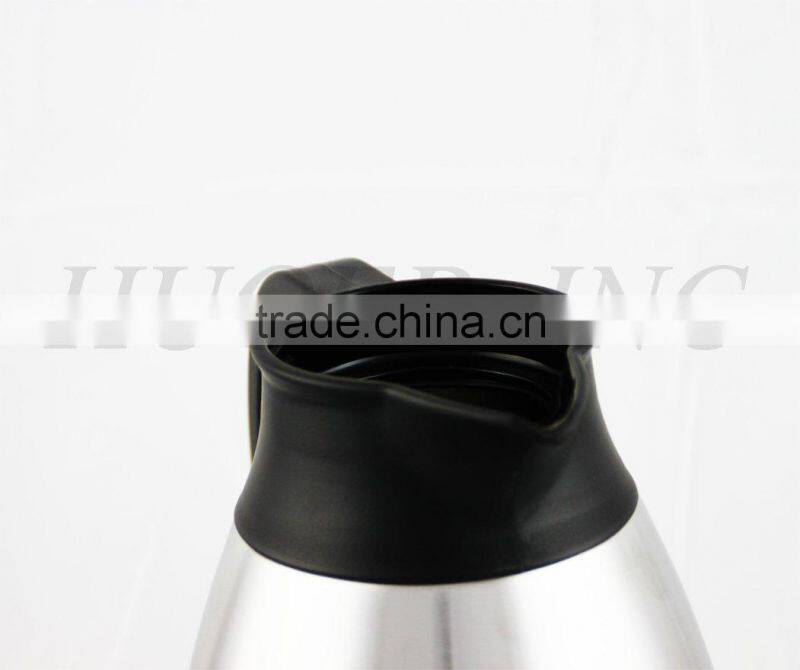 Stainless Steel Coffee Pot with black handle