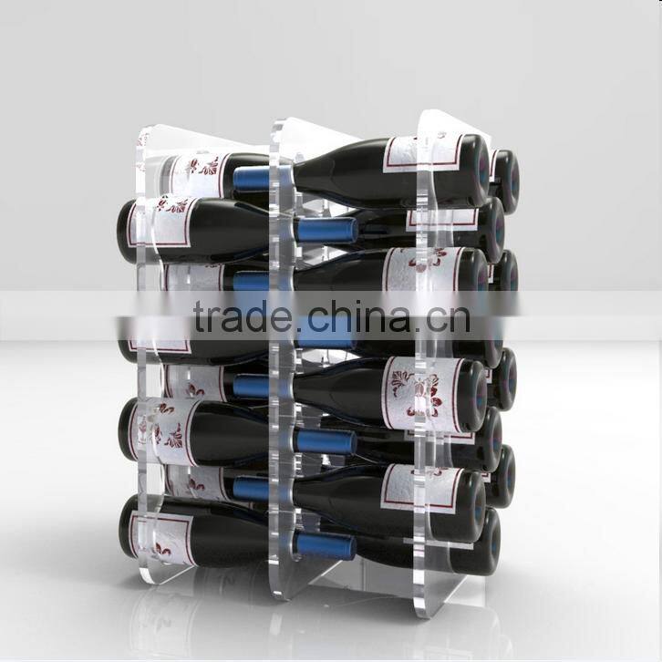 Acrylic bottle holder Balancing Single Bottle Wine Holder wine rack