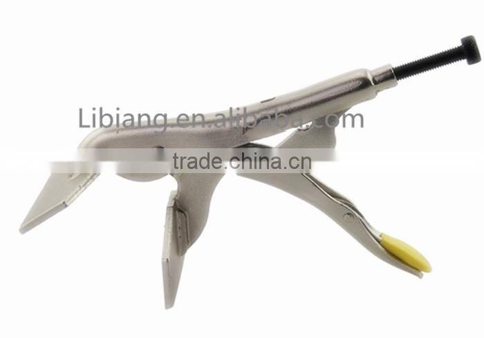 silver straight jaw Clamp Plier