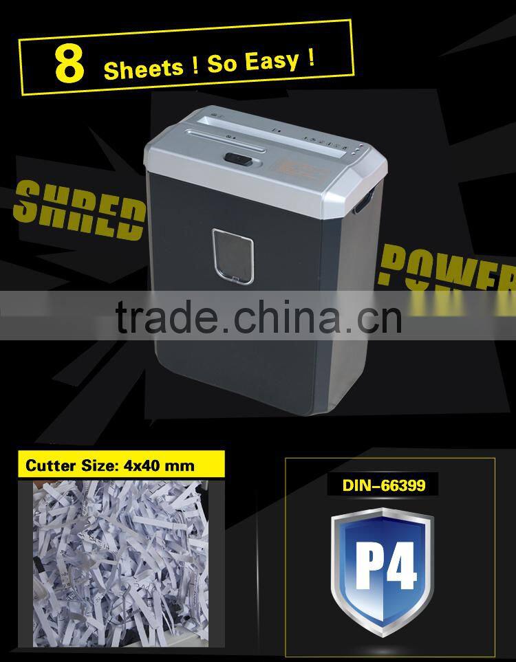 JP-800C portable electric mini home use paper shredder suitable for soho and small office
