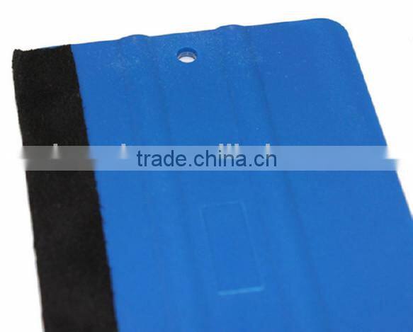 Hard Plastic Squeegee with Felt