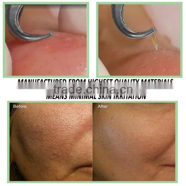 Premium Stainless Steel Bend Curved Blemish Extracto blackhead tweezer