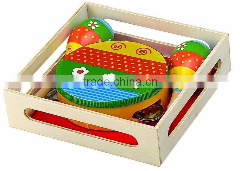 Hot sale high quality drum set, Wooden Musical instruments drum set, fashion style musical drum set WJ278115