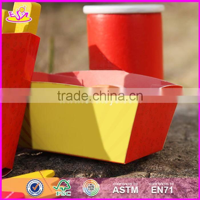 2017 New design toddlers pretend toys wooden play food W10B186