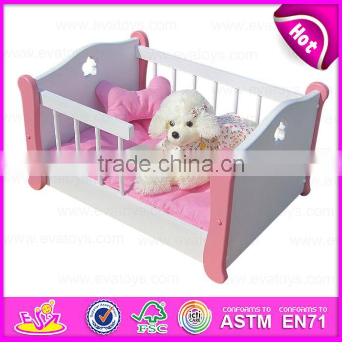 2015 Easy clean wooden luxury dog bed W06F005A