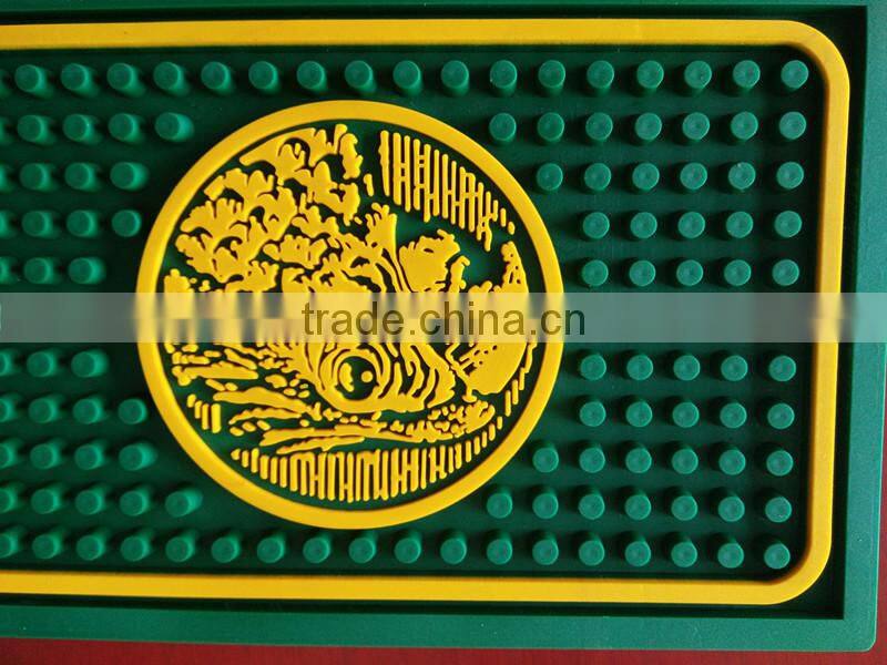 High quality new style lighted soft pvc beer bar mats