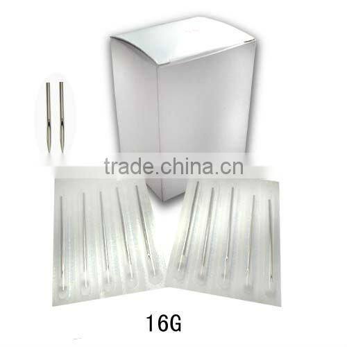Sterile Body Piercing Needles 12,13,14,15,16,18,20G For Navel Ear Nose Lip