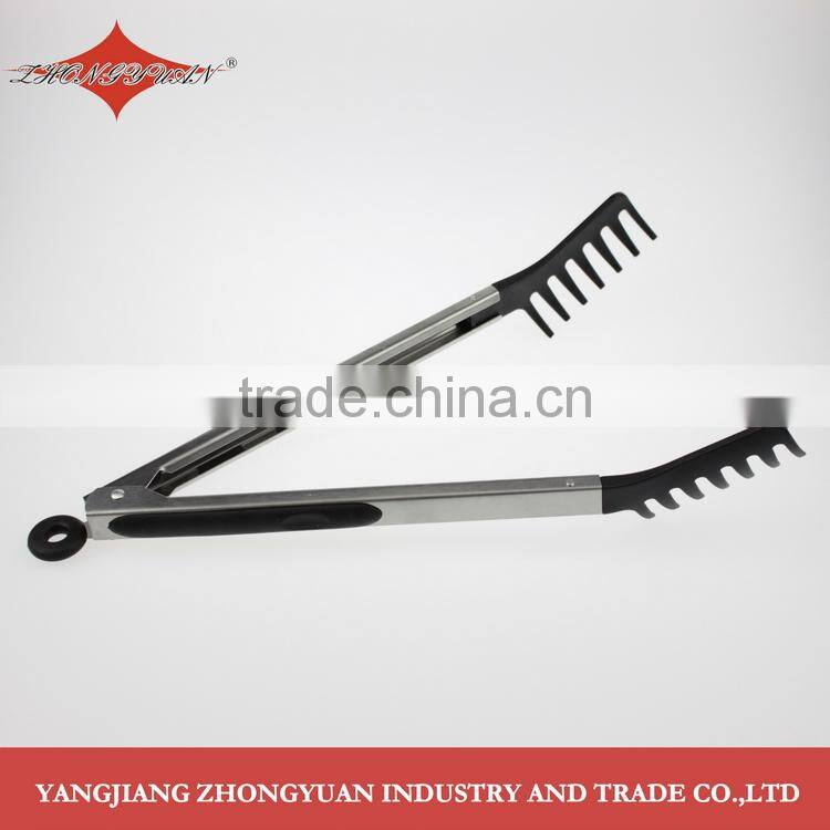 Multi Function kitchen accessory mini silicone food tongs with soft grip