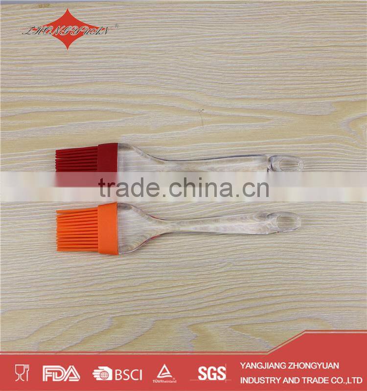 Silicone kitchen tools plastic handle silicone brush