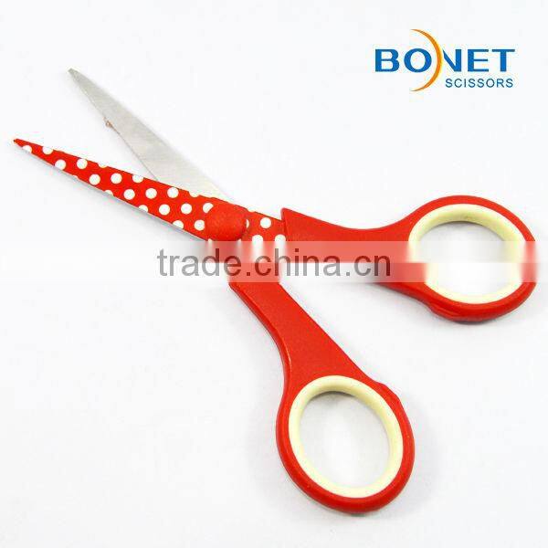 S38001/5HR 5-1/4"and 8-1/4" New style Professional Heat transfer blade printing patterns household scissor set
