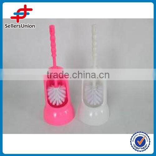 Plastic toilet brush set