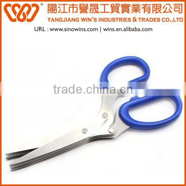 Kitchen herb scissors with 3/5/7 layers of blades
