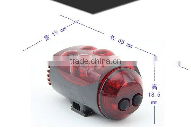 2016 New SD-780 HOT 10 LEDs 8 Modes Water Resistant Bicycle Light Super Bright Bicycle Safety Seatpost Cycling Light