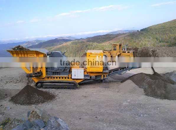 high tech crawler crusher plant for mining