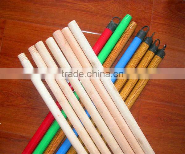 Wooden Mop Stick Handle PVC Coaed