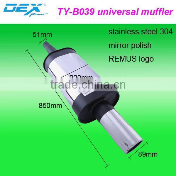 racing spare part exhaust system universal muffler performance