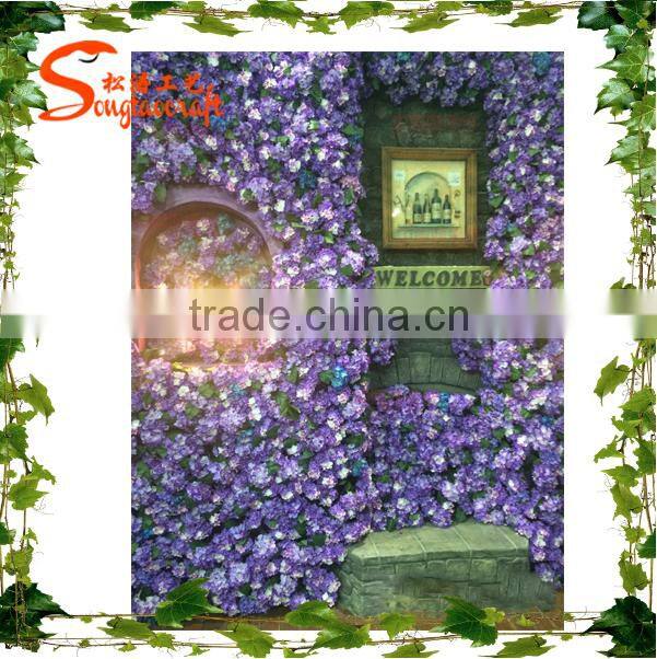Hot Selling Artificial Flower Wall Wedding Backdrop for Wall Decoration