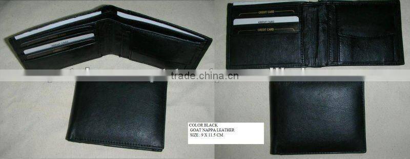 Leather promotional wallet