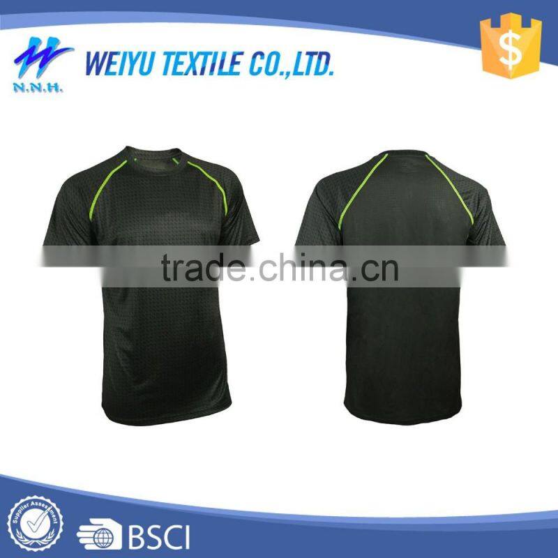 Wholesale high quality seamless fitness t shirt for men