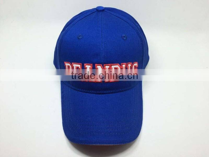 Custom 100% Cotton Baseball Cap with embroidery patch