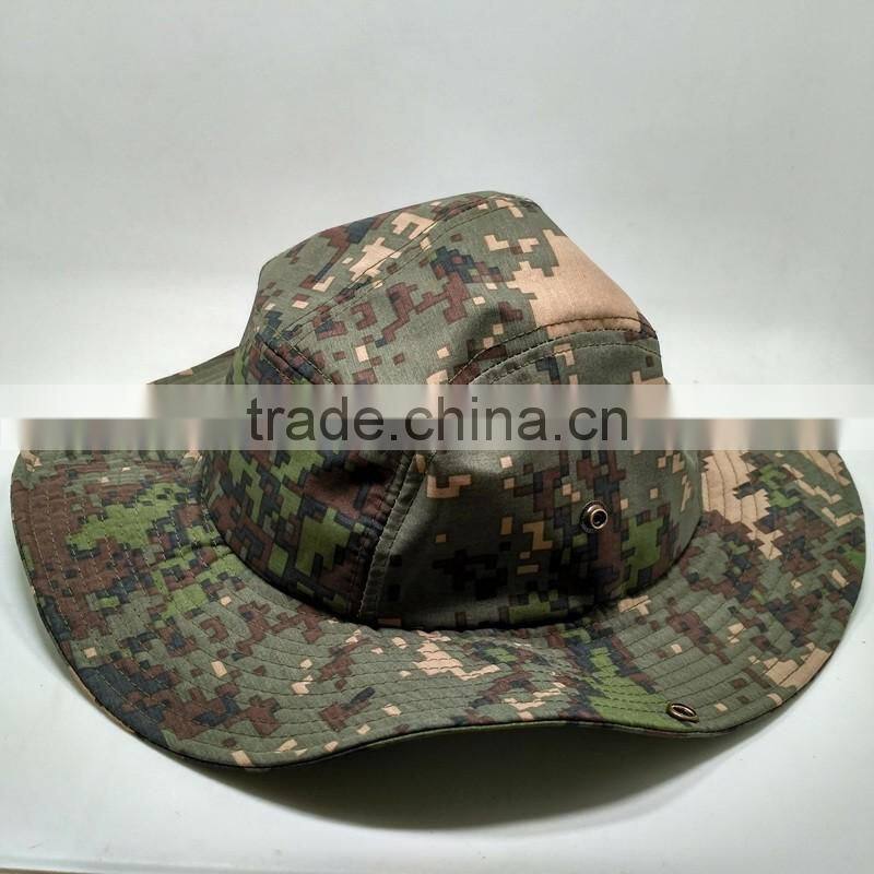 Camouflage Travel Bucket Cap Camo Hunting Hat