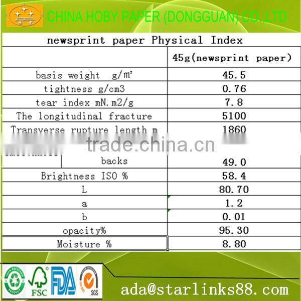 High Efficiency Newsprint Paper/A4 copy paper Making Machine